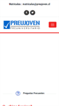 Mobile Screenshot of preujoven.cl